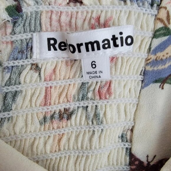 Reformation Lupe Top in Rainforest NEW - Picture 9 of 12